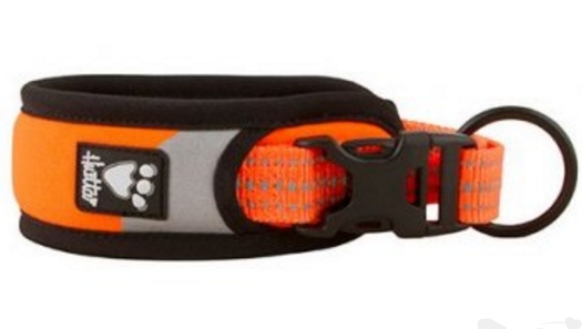Odsevna ovratnica za psa oranžna 25-35cm Hurtta