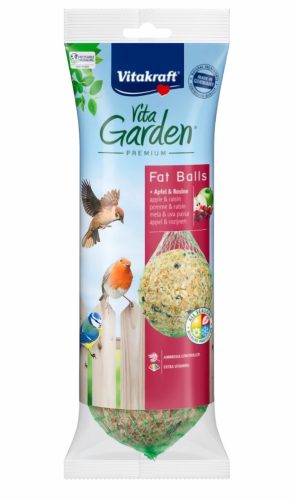 Lojna pogača za ptice 4 kosi s ko&scaron;čki jabolk in rozinami Vitakraft