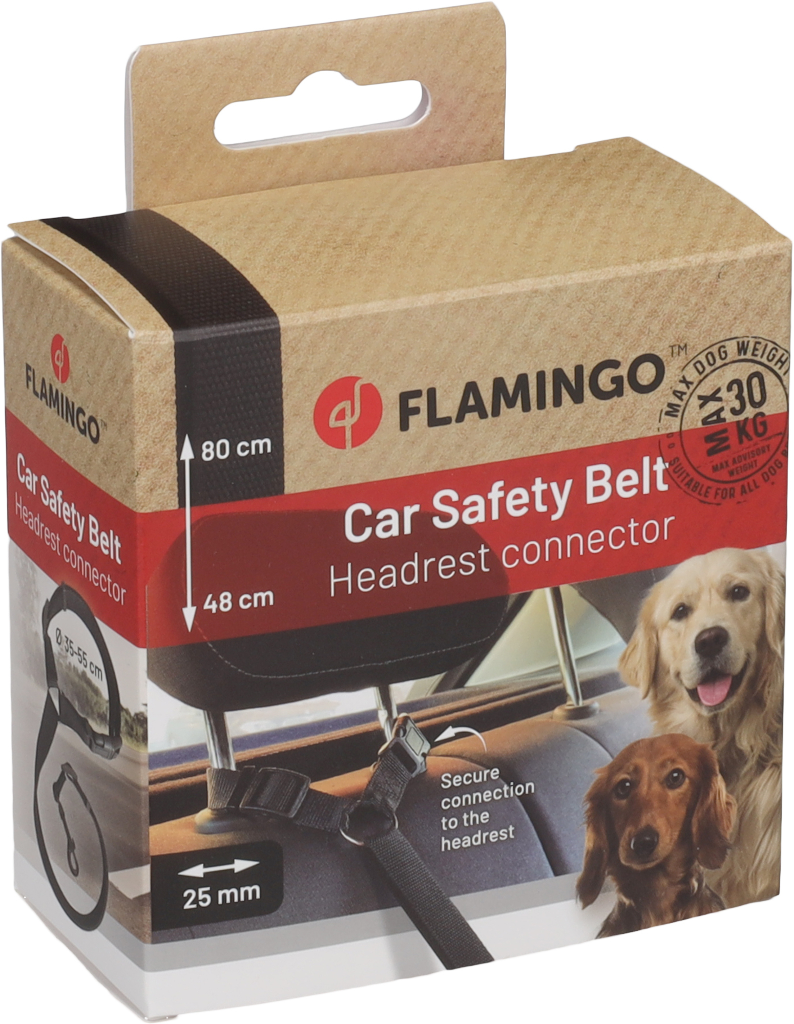 Varnostni pas za psa v avtu Luigi