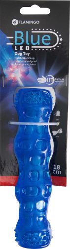 Igrača za pse modra palica 18cm Flamingo