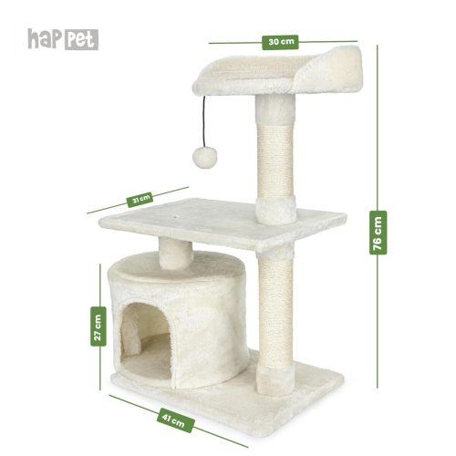 Praskalnik za mačke CT8 41x31x76cm drap Happet