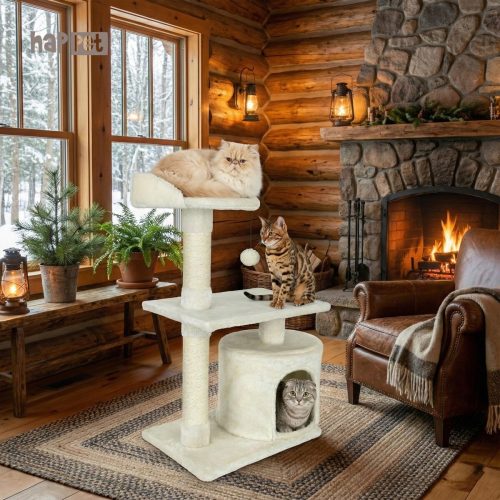 Praskalnik za mačke CT8 41x31x76cm drap Happet