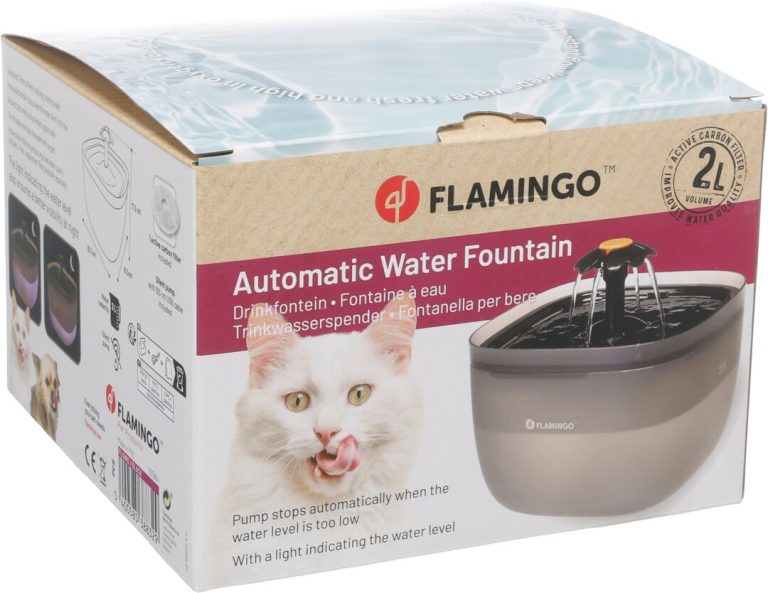 Flamingo fontana za vodo cvet črna 2 litra