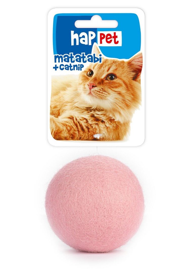 Igrača za mačke mehke žogice Matatabi & Catnip 7,5 cm