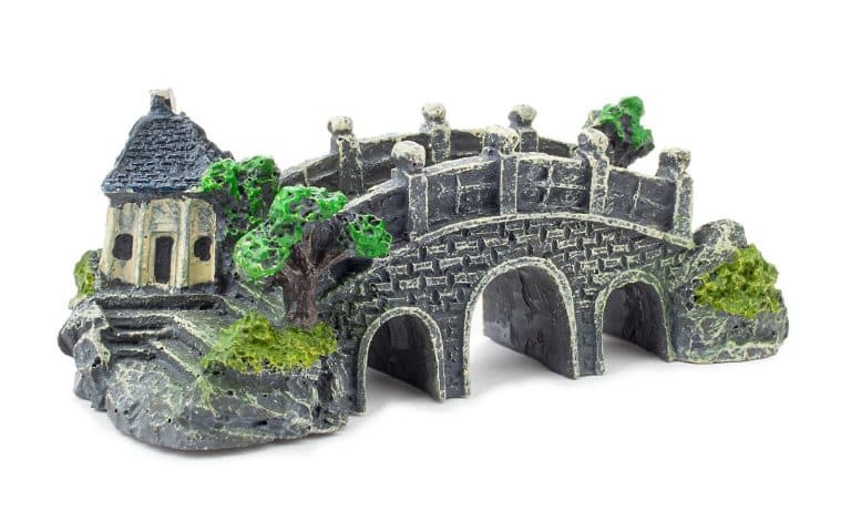 Akvarijska dekoracija most 10 cm Happet