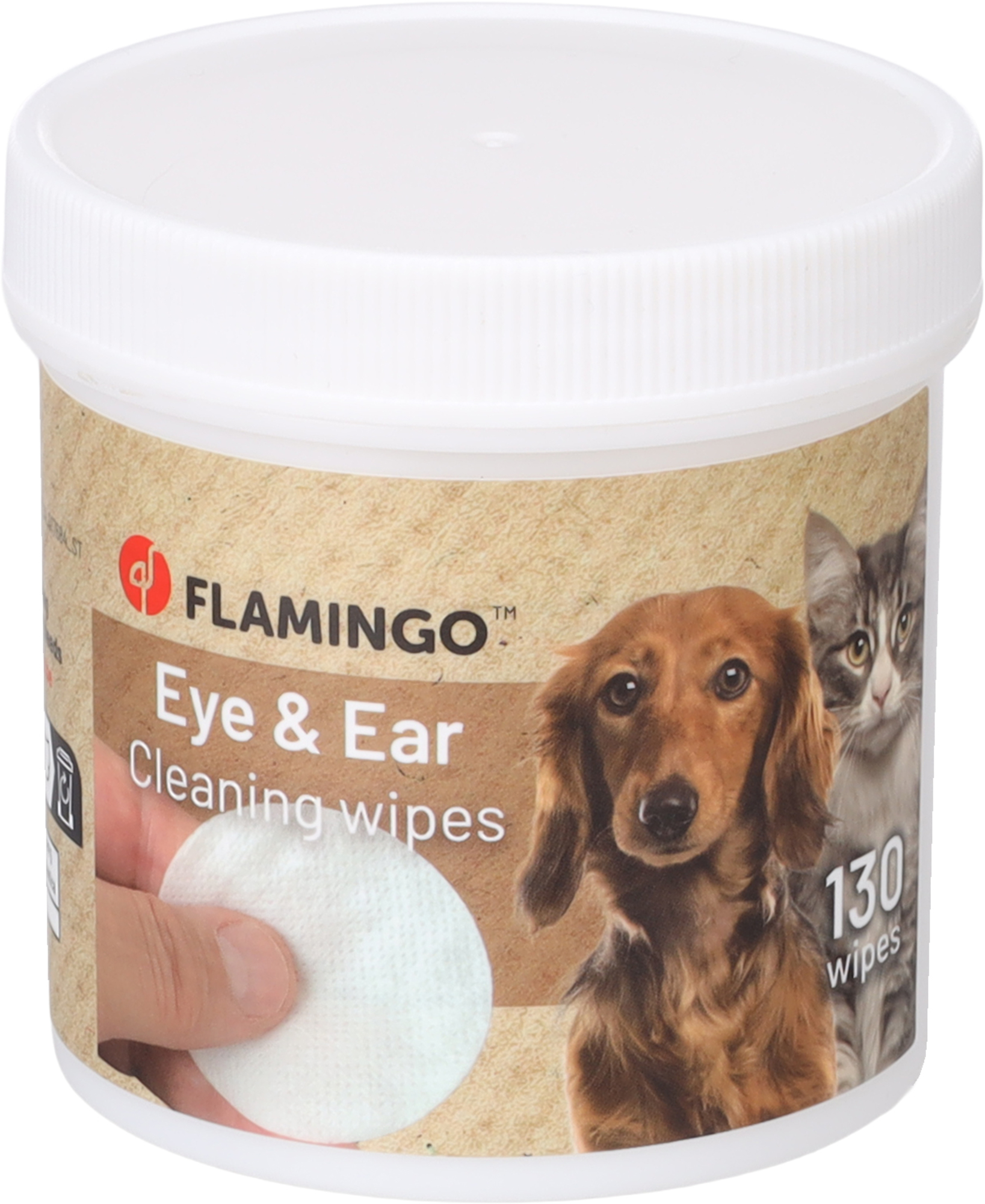 Flamingo Reini robčki za oči in u&scaron;esa za pse in mačke 130 kos