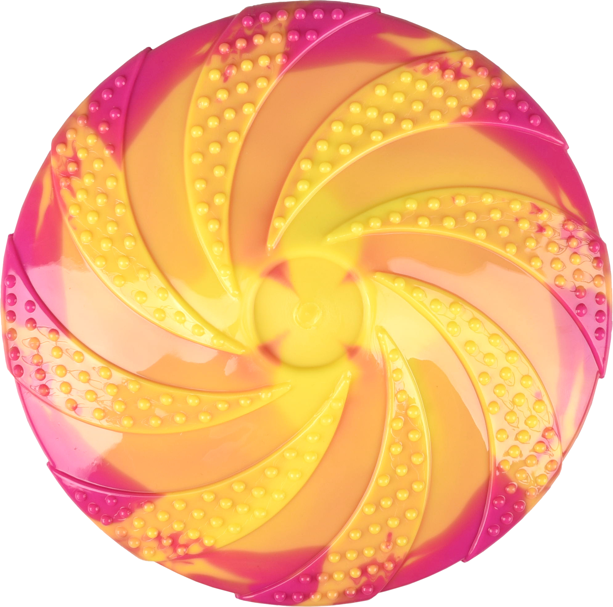 Flamingo frizbi za psa TPR M 22,5 cm &ndash; Zaza oranžno roza