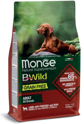 Monge BWild jagnjetina grain free 15kg