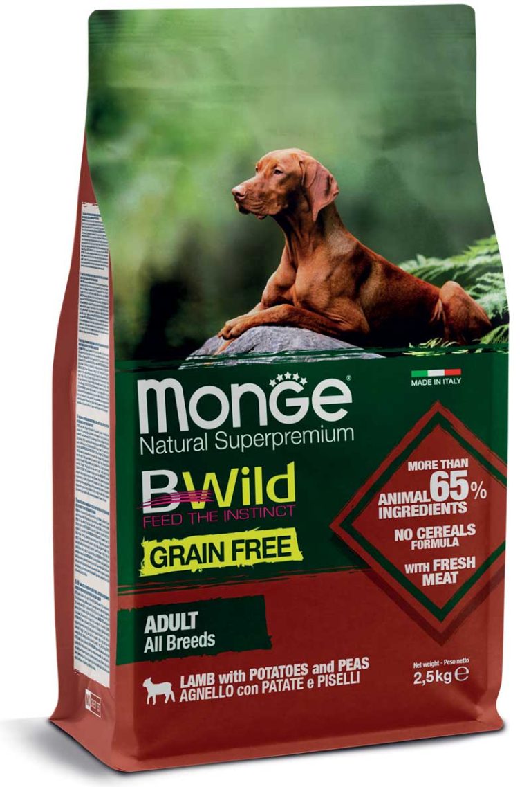 Monge BWild jagnjetina grain free 15kg