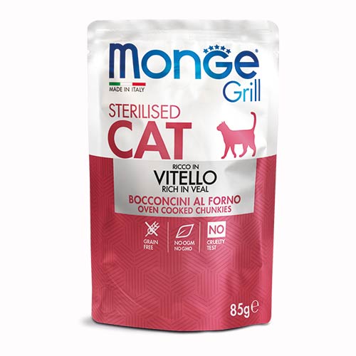 Monge Cat Grill teletina 85g