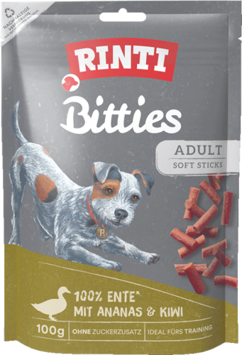 RINTI Bitties Raca, ananas in kivi 100g