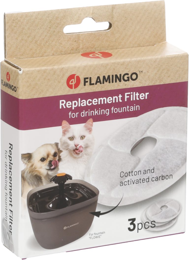 Nadomestni filtri za fontano Flowie 3 kos Flamingo