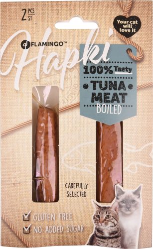 Pribolj&scaron;ek za mačke kuhana tuna 2 kosa (35g) Flamingo