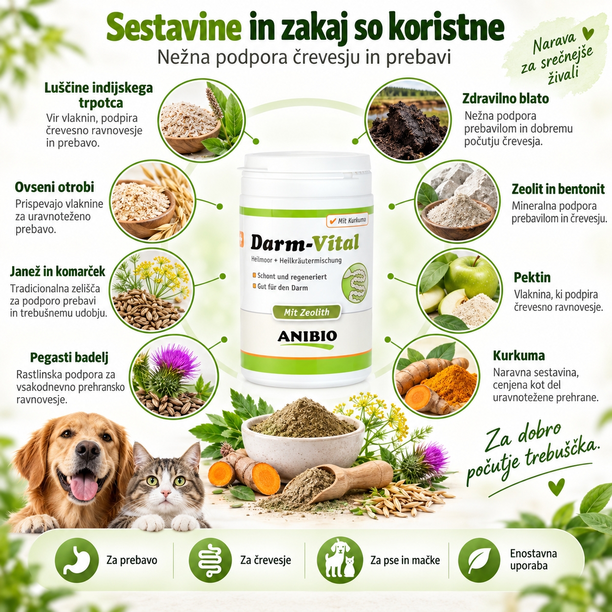 ANIBIO Darm-Vital 160 g