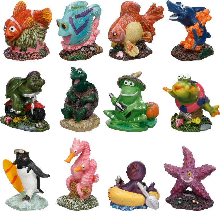 Flamingo Tolu mini dekoracija za akvarij 5,8 cm &ndash; različni motivi
